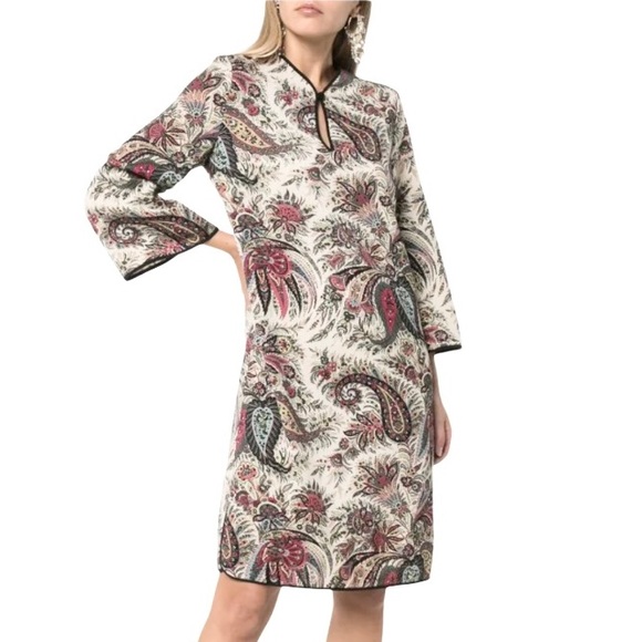 Etro Dresses & Skirts - Etro Paisley Print Wool & Silk Tunic Dress NWT